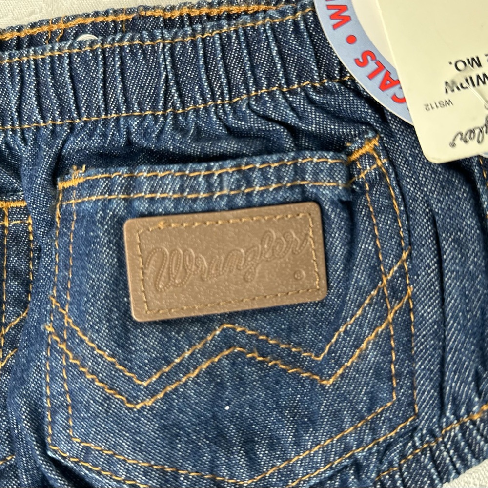 Wrangler Dark Blue Denim Baby Diaper Cover Bloomer - Picture 4 of 4